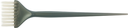 Кисть для окр. узкая серая с белой прямой щетиной DEWAL JPP048M-1 grey