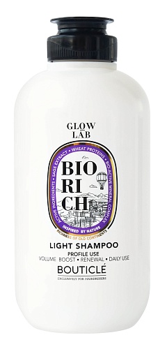 Шампунь для поддержания объёма для всех типов волос BOUTICLE Biorich Light Shampoo 250 мл