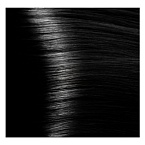 Крем-краска для волос с гиалуроновой кислотой 1,00 Черный интенсивный KAPOUS PROFESSIONAL HYALURONIC 100 мл