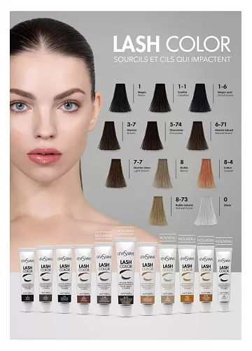 Краска для бровей и ресниц 6,71 натуральный коричневый Lash Color LeviSsime 15 мл