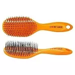 Щетка парикмахерская Spider Classic 1502 оранжевая глянцевая размер L I love my hair