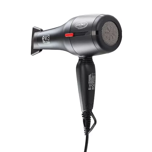 Фен для волос EVbx3R 2 насадки 2300 Вт черный COIF*IN