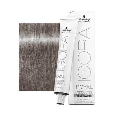 Краска для волос Антрацит SCHWARZKOPF PROFESSIONAL  IGORA ROYAL SILVERWHITE 60 мл
