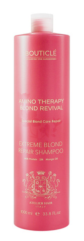 Шампунь для экстремально поврежденных осветленных волос Bouticle Extreme Blond Repair Shampoo 1000 мл