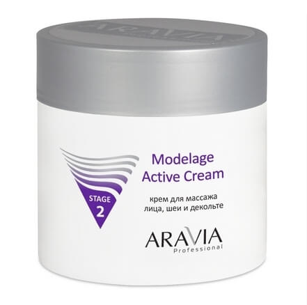 Крем для массажа лица, шеи и декольте Aravia Professional Modelage Active Cream 300 мл