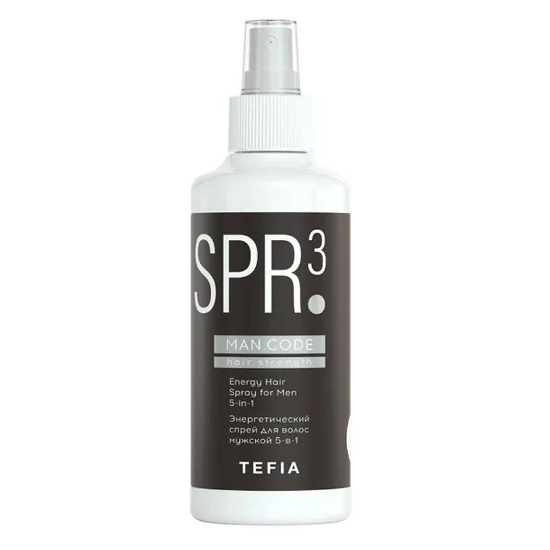 Спрей энергетический для волос мужской 5-в-1 Energy Hair Spray for Men 5-in-1 Tefia 250 мл