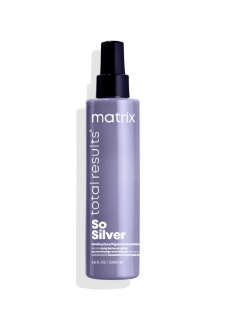 Спрей мультифункциональный 10в1 для холодного светлого блонда So Silver Total Results Matrix 200 мл