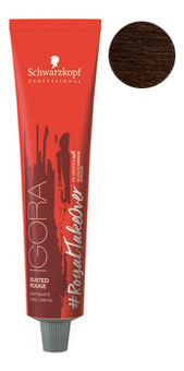Краска для волос 5-869 светлый коричневый красный шоколадно-фиолетовый SCHWARZKOPF IGORA ROYAL TAKE OVER DUSTED ROUGE 60 мл.