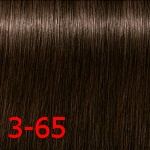 Деми-перманентный краситель для волос с жидкой формулой Темный коричневый шоколадный золотистый SCHWARZKOPF PROFESSIONAL IGORA VIBRANCE 60 мл 3-65