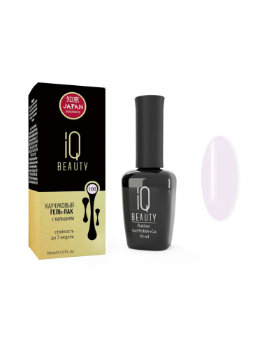 100 Гель-лак каучуковый с кальцием IQ Beauty 10 мл