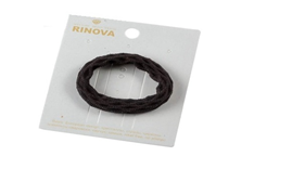 Резинка для волос ткань эластичная 5см цвет черный  Rinova