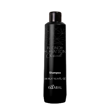 Шампунь черный угольный тонирующий для волос Kaaral Blonde elevation charcoal shampoo ML 300 мл