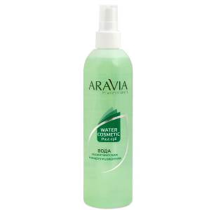 Вода косметическая минерализованная с мятой и витаминами Aravia Professional 300 мл.  