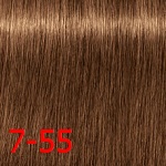 Деми-перманентный краситель для волос с жидкой формулой Средний русый золотистый экстра SCHWARZKOPF PROFESSIONAL IGORA VIBRANCE 60 мл 7-55