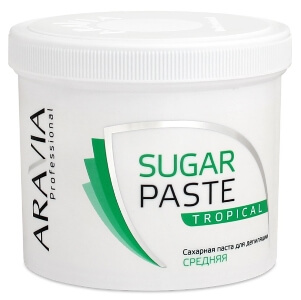Паста сахарная для депиляции тропическая средней консистенции Aravia Professional 750 гр.