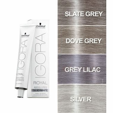 Краска для волос Холод сирень SCHWARZKOPF PROFESSIONAL  IGORA ROYAL SILVERWHITE 60 мл
