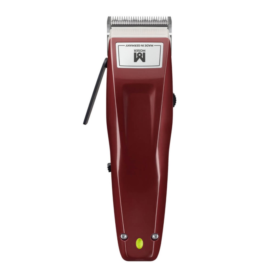 Машинка для стрижки волос и бороды Cordless беспроводная красная Moser