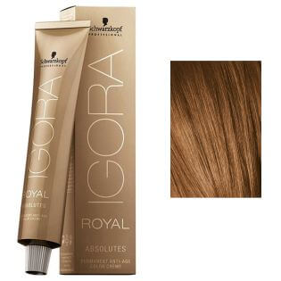 Краска для волос средний русый шоколадный натуральный SCHWARZKOPF PROFESSIONAL IGORA ROYAL ABSOLUTES 7-60