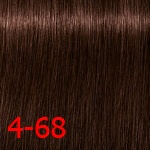 Деми-перманентный краситель для волос с жидкой формулой Средний коричневый шоколадно-красный SCHWARZKOPF PROFESSIONAL IGORA VIBRANCE 60 мл 4-68