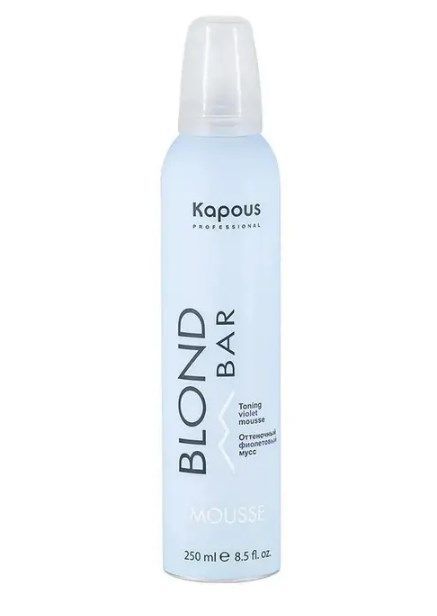 Мусс для волос оттеночный фиолетовый Blond Bar Kapous Professional 250 мл