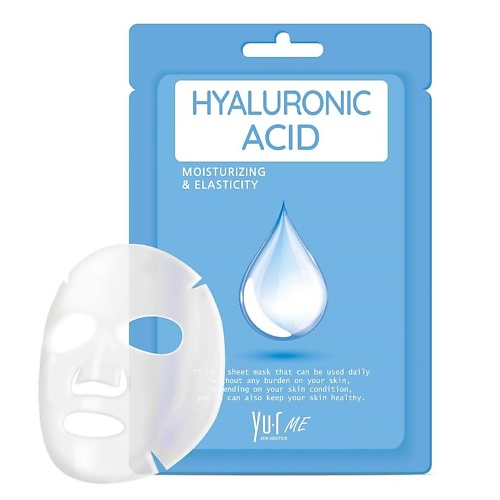 Маска для лица с Гиалуроновой кислотой Hyaluronic Acid Sheet Mas Yu.R ME 25 гр