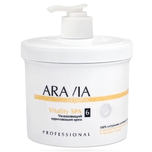 Крем увлажняющий укрепляющий ARAVIA Organic Vitality SPA 550 мл