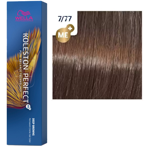 ## О товаре
Koleston Perfect ME+ от Wella - классика современного окрашивания волос. 
Знаменитая своим действительно совершенным, интенсивным и ярким результатом благодаря высококачественным ингредиентам и уникальной палитре богатых оттенков, она позволяе