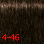 Деми-перманентный краситель для волос с жидкой формулой Средний коричневый бежевый шоколадный SCHWARZKOPF PROFESSIONAL IGORA VIBRANCE 60 мл 4-46