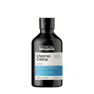 Крем-шампунь с синим пигментом для нейтрализации оранжевого оттенка русых и светло-коричневых волос Serie Expert Chroma Creme 300 мл