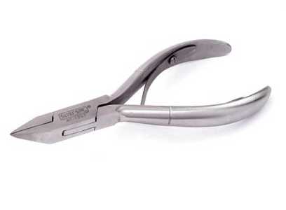 Кусачки для ногтей прямое лезвие 12 мм для вросшего ногтя соединение сендвич Silver Star АТ-1207
