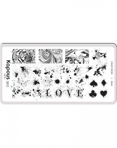 Пластина для стемпинга Crazy story Body Kapous Nails