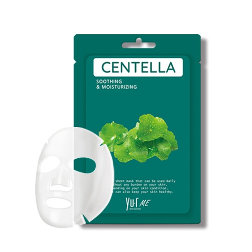 Маска для лица с экстрактом Центеллы Азиатской Centella Sheet Mask Yu.R ME 25 гр