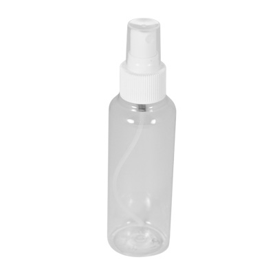 Бутылочка пластиковая прозрачная с распылителем 100 мл