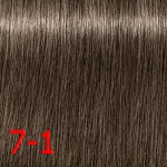 Деми-перманентный краситель для волос с жидкой формулой Средний русый сандрэ SCHWARZKOPF PROFESSIONAL IGORA VIBRANCE 60 мл 7-1