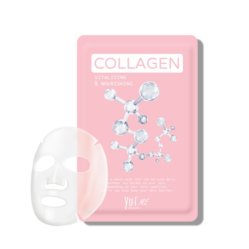 Маска для лица с Коллагеном Collagen Sheet Mask Yu.R ME 25 гр