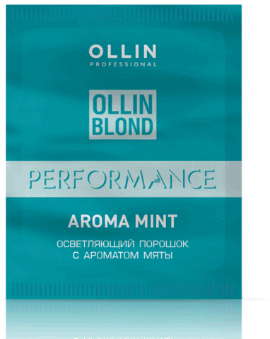 Порошок осветляющий с ароматом мяты Ollin Professional Blond Powder With Mint Aroma 30 гр
