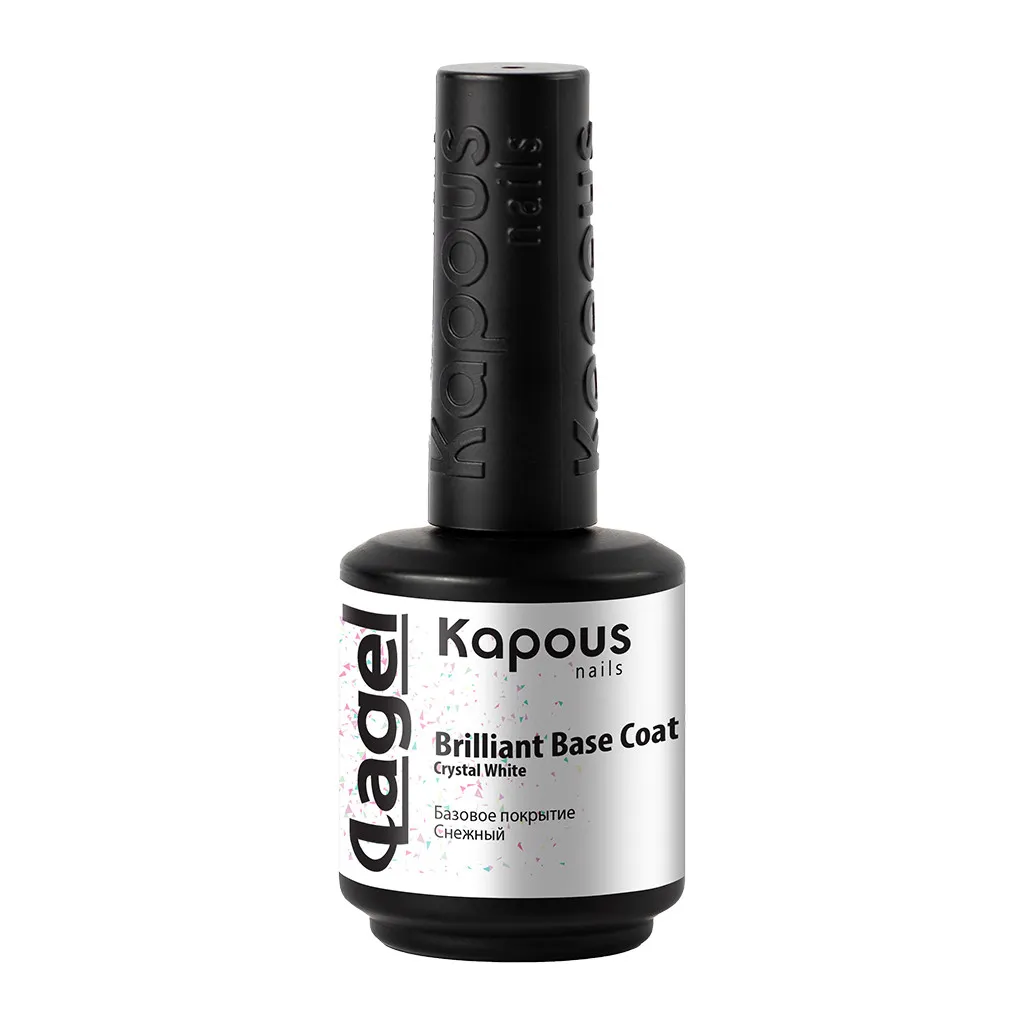 База для ногтей нежный снежный Brilliant Base Coat Kapous Nails 15 мл