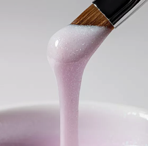 9825 Гель моделирующий УФ с шиммером Builder UV Gel Aurora Shine Runail 15 гр