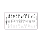 Пластина для стемпинга Crazy story Animal print 1 Kapous Nails