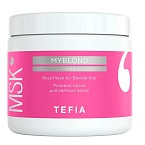 Маска розовая для светлых волос Rose Myblond Tefia 500 мл