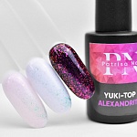 Топ для гель-лака опаловое сияние без липкого слоя Yuki Top Alexandrite Patrisa-Nail 8 мл