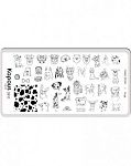 Пластина для стемпинга Crazy story Dogs Kapous Nails