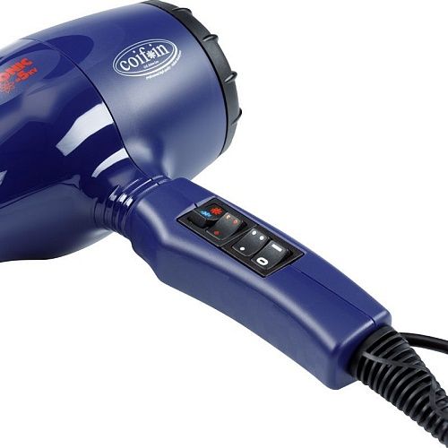 Фен для волос CLcl5Ri ионизация 2 насадки 2300 Вт синий COIF*IN
