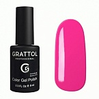 Гель-лак GRATTOL COLOR GEL POLISH HOT PINK 9 мл GTC  № 128 