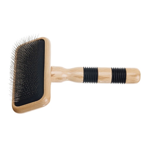 Пуходерка для животных большая размер L тонкие проволочные штифты Dewal Pro Grooming
