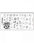 Пластина для стемпинга Crazy story Dogs Kapous Nails