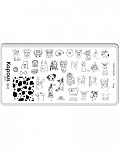 Пластина для стемпинга Crazy story Dogs Kapous Nails