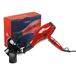 Фен для волос Pro Style 2 насадки диффузор 2000 Вт красный Dewal