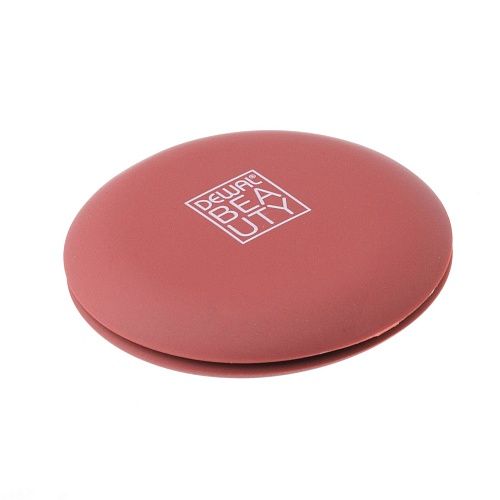 Зеркало карманное Прованс круглое бордовое d 6 см Dewal Beauty