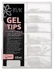 Типсы для наращивания экспресс гелевые квадрат Gel Tips 12 размеров Irisk 120 шт